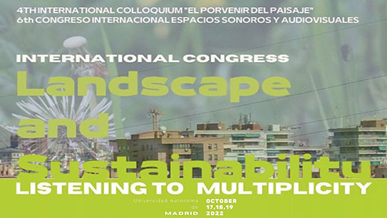 Landscape and Sustainability Listening to Multiplicity 2022
